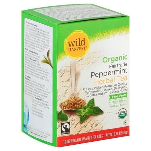 Wild Harvest Herbal Tea, Organic Fairtrade, Peppermint