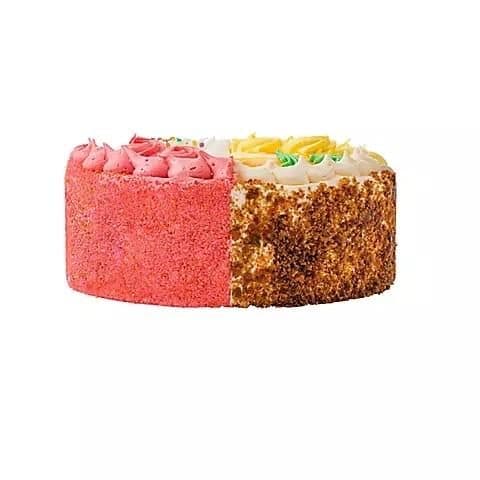 Richs Cake Variety Carrot Strawberry Lemon Double Layer