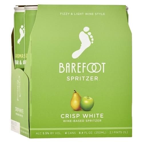 Barefoot Spritzer Crisp White Wine Single Serve Cans