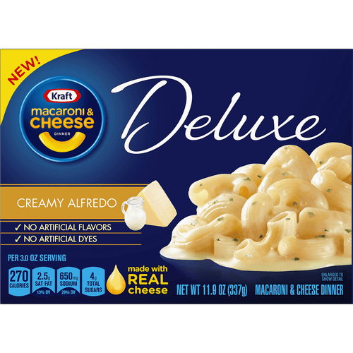 Kraft Deluxe Creamy Alfredo Macaroni & Cheese Dinner
