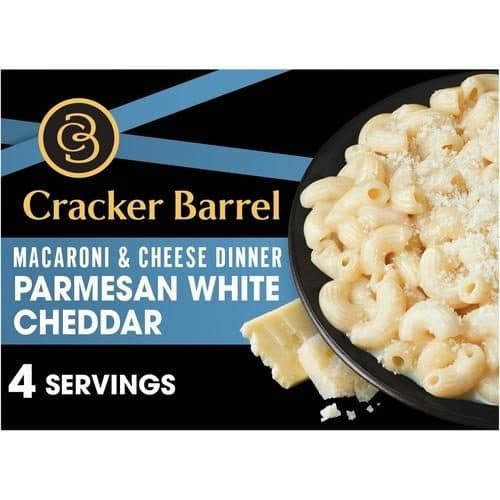 Cracker Barrel Parmesan White Cheddar Macaroni & Cheese Dinner