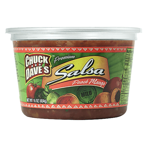 Chuck And Dave'S Premium Mild Peach Mango Salsa