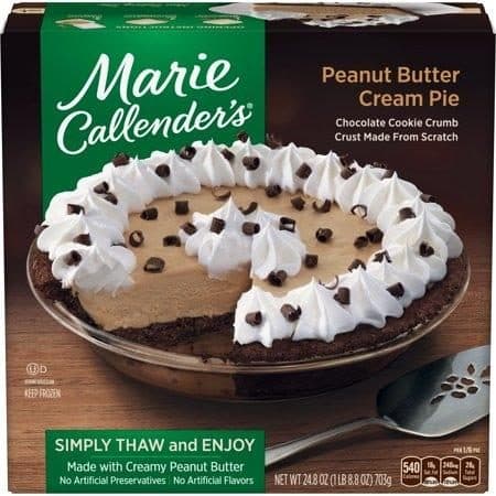 Marie Callender'S Cream Pie, Peanut Butter