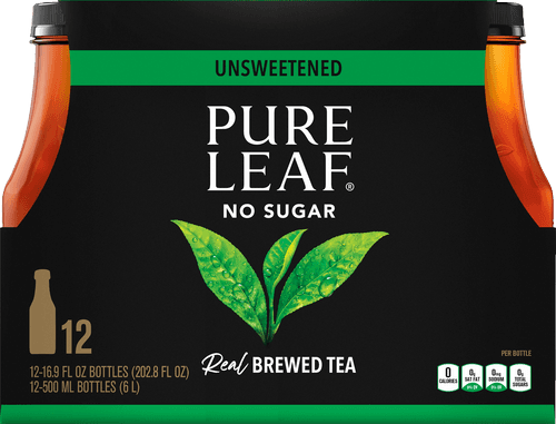 Pure Leaf Tea Brewed Unsweetened Black