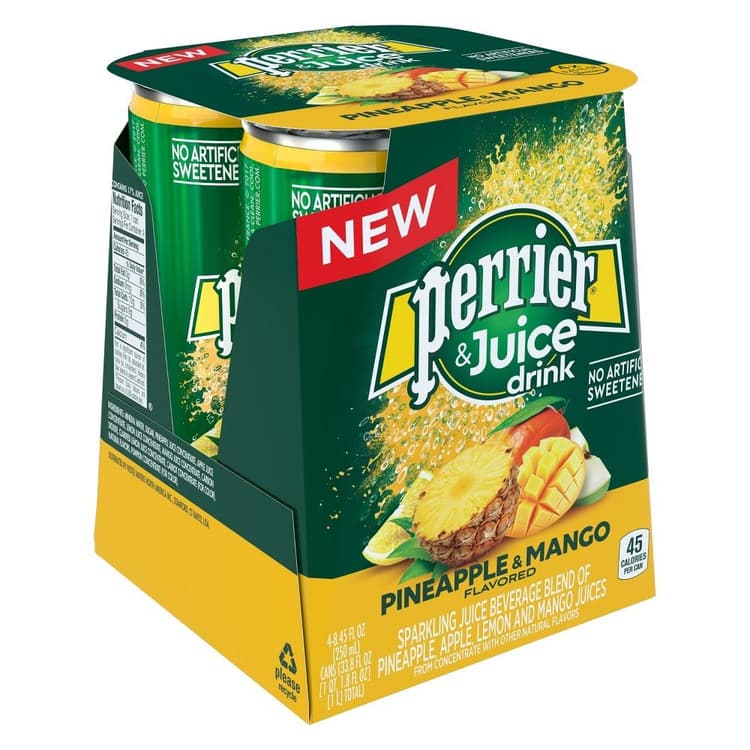 Perrier Fusions Pineapple & Mango Sparkling Beverage