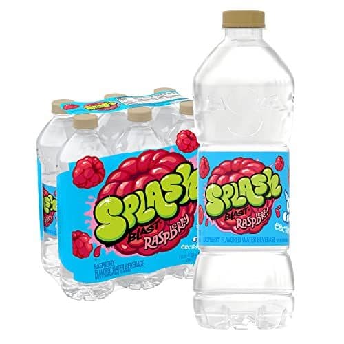 Splash Blast Water Beverage, Raspberry Flavor