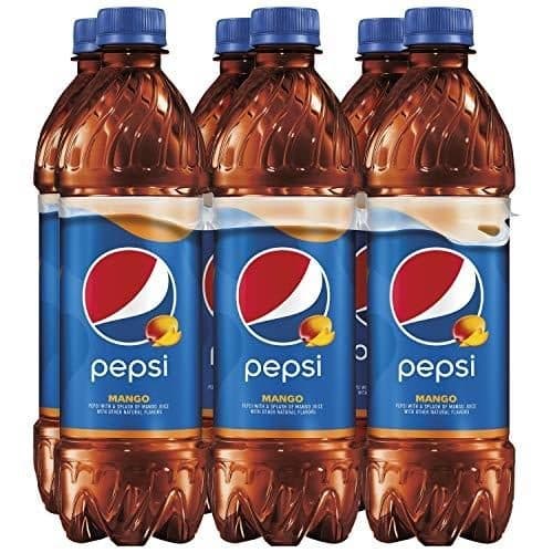 Pepsi Cola Mango Soda Pop, Bottles