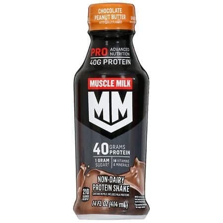 Muscle Milk Chocolate Peanut Butter Non-Dairy Protein Shake