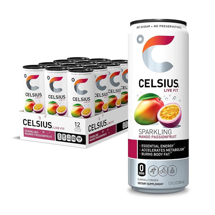 Celsius Energy Drink Sparkling Mango Passion Fruit