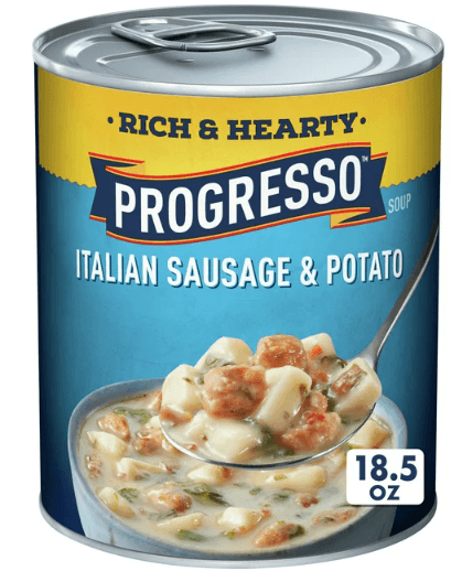 Progresso Rich And Hearty Italian Sausage Potato Soup