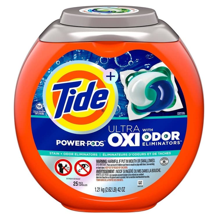 Tide Power Pods Ultra Oxi Odor Eliminators