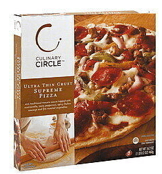 Culinary Circle Pizza, Ultra Thin Crust, Supreme
