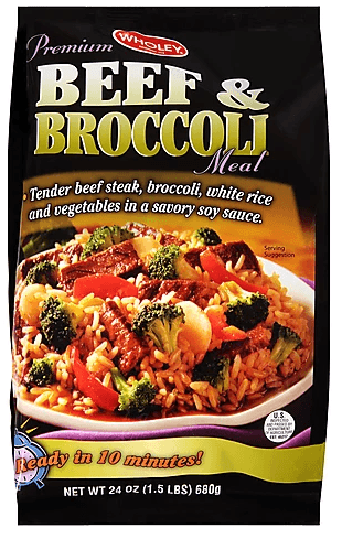 Wholey Beef & Broccoli Meal, Premium
