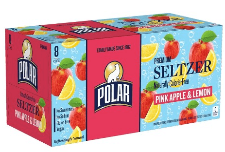 Polar Pink Apple & Lemon Seltzer