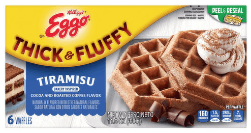 Eggo Thick & Fluffy Waffles Tiramisu