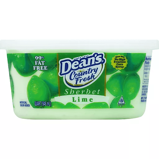 Deans Country Fresh Sherbet, Lime