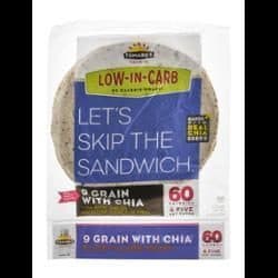 Tumaros Nine Grain Chia Wraps Sandwich