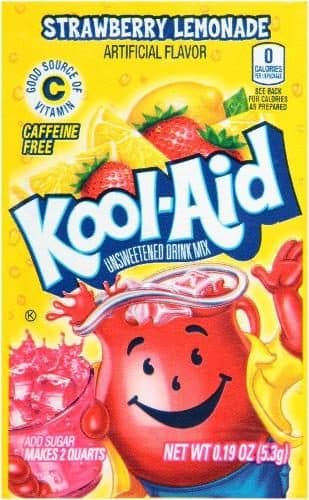 Kool-Aid Unsweetened Strawberry Lemonade Powdered Soft Drink Mix