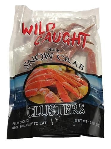 Snow Crab Clusted Bagged