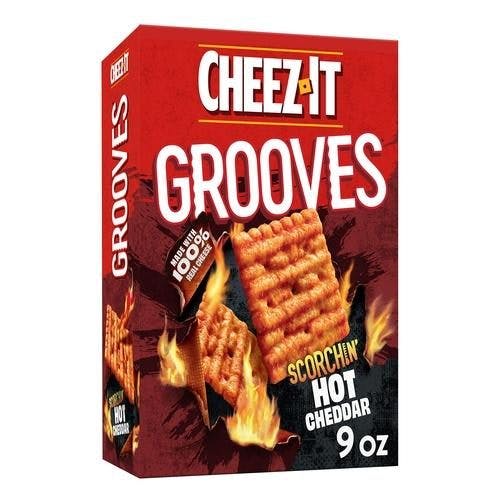 Is it Soy Free? Cheez-it Grooves Cheese Crackers, Scorchin' Hot Cheddar