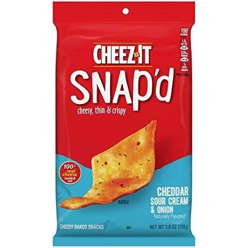 Is it Mushroom Free? Cheez-it Snap'd Cheese Cracker Chips, Cheddar Sour Cream Onion