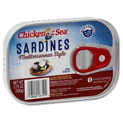 Chicken Of The Sea Sardines Mediterranean Style