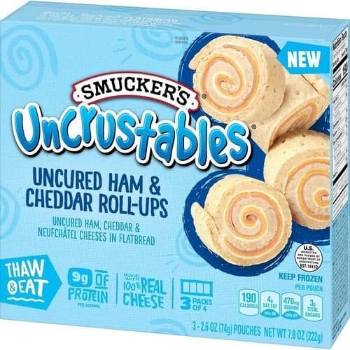 Is it High Fructose Corn Syrup Free? Smucker Smuckers Uncrustables Ham And Cheddar Roll Ups