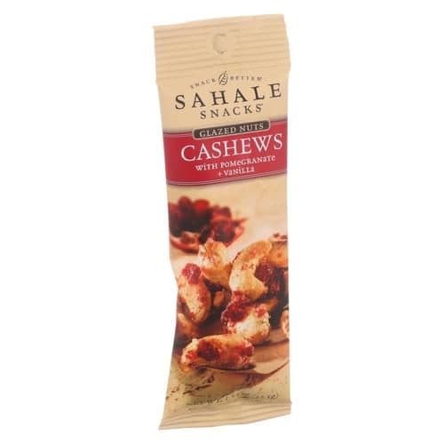 Sahale Snacks Cashews Pomegranate Vanilla Flavored Natural Glazed Mix