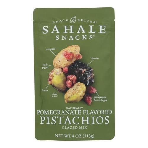 Sahale Snacks Snack Better Pistachios Glazed Mix Naturally Pomegranate Flavored