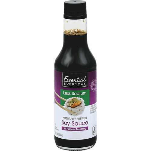 Essential Everyday Soy Sauce, Less Sodium