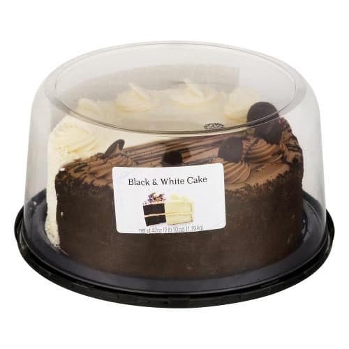 Bakery Cake White & Black