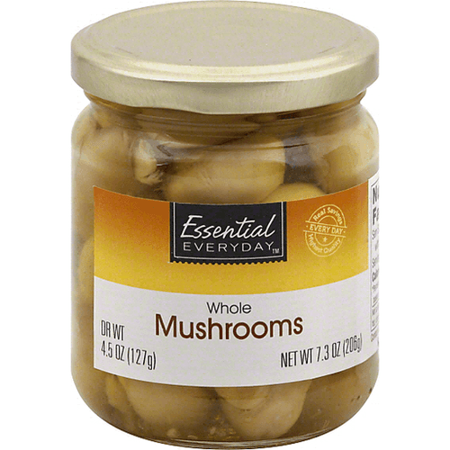 Essential Everyday Whole Mushrooms Jar