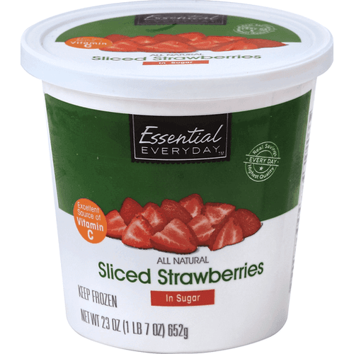 Essential Everyday Large Sliced Strawberries