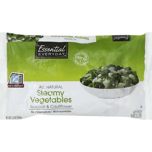Essential Everyday Vegetables Steamed Broccoli Cauliflower