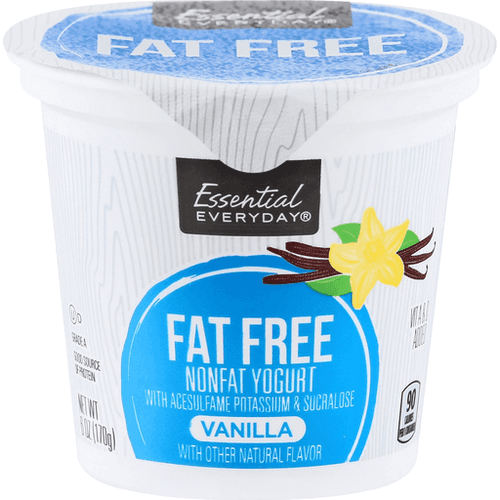Essential Everyday Yogurt, Fat Free, Vanilla