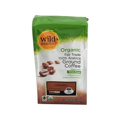 Wild Harvest Coffee, Ground, 100% Arabica, Medium Roast, Organic, Peruvian