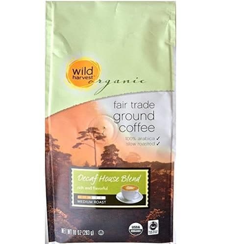 Wild Harvest Coffee, Ground, Medium Roast, House Blend, Decaf