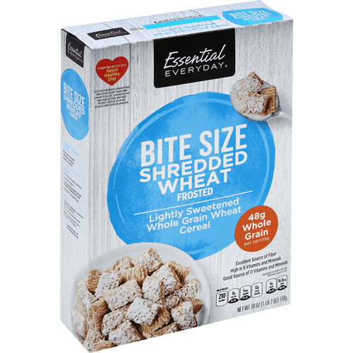 Essential Everyday Bite Size Frosted Shredded Wheat Cereal