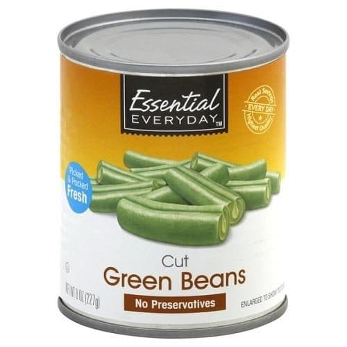 Essential Everyday No Salt Added Cut Green Beans