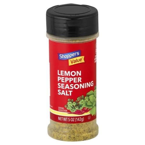 Shoppers Value Salt, Seasoning, Lemon Pepper