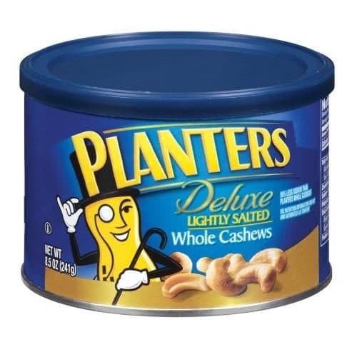 Planters Deluxe Cashews Whole Lightly Salted