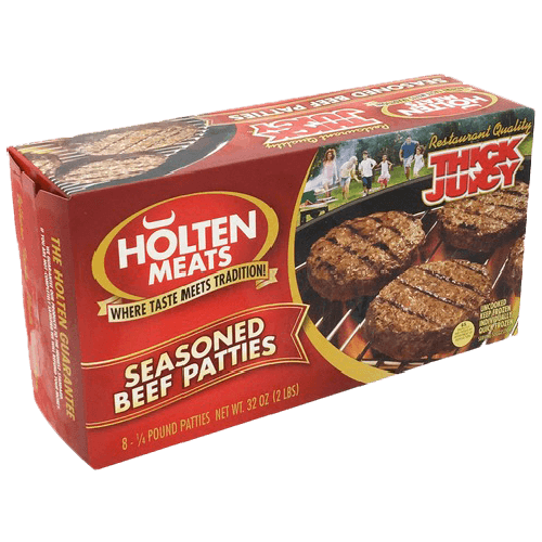 Holten Meats Beef Patties, Restaurant Quality