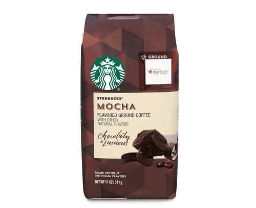 Starbucks No Artificial Flavors 100% Arabica Mocha Flavored Ground Coffee Bag