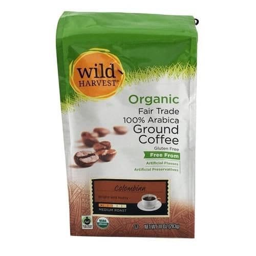 Wild Harvest Coffee, 100% Arabica, Ground, Medium Roast, Organic, Sumatran