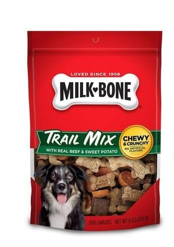 Milk Bone Dog Snacks, Trail Mix, With Real Beef & Sweet Potato