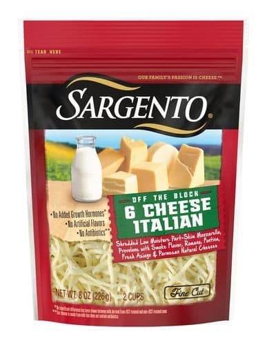 Sargento Classic 6 Cheese Italian Shreds
