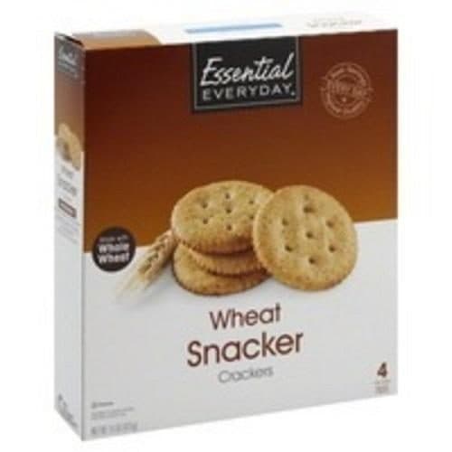 Essential Everyday Crackers, Wheat, Snacker