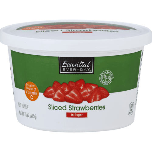 Essential Everyday Sliced Strawberries In Sugar