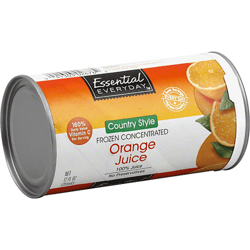 Essential Everyday Juice, Orange, More Pulp,  Concentrated