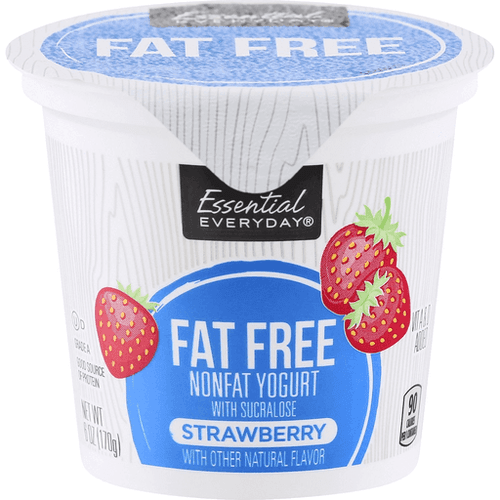 Essential Everyday Yogurt, Fat Free, Nonfat, Strawberry